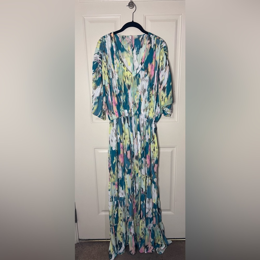 Melissa McCarthy x Seven7 Tiered Maxi Dress